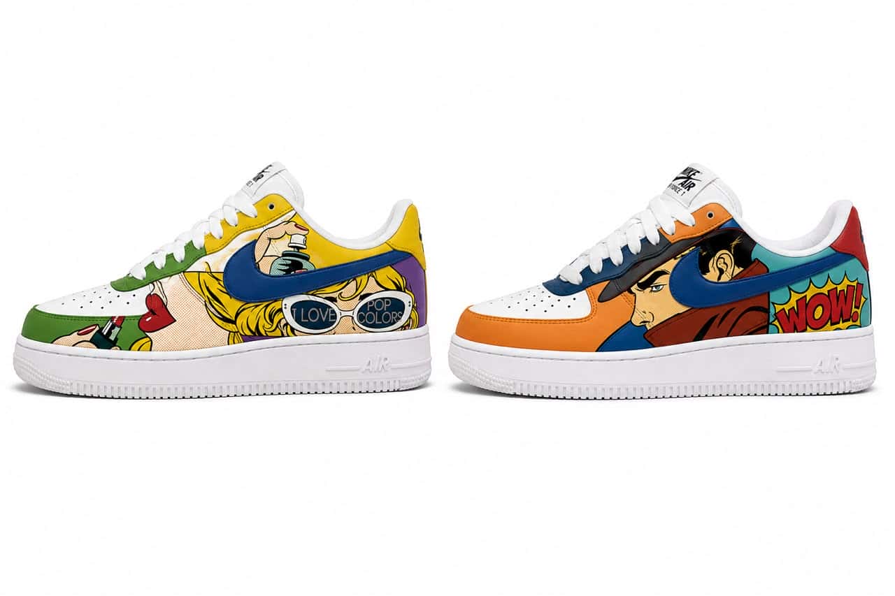 Pop Art Comic Custom Sneakers