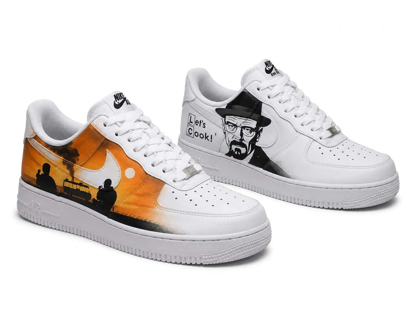 Breaking Bad “Let’s Cook” Custom Sneakers