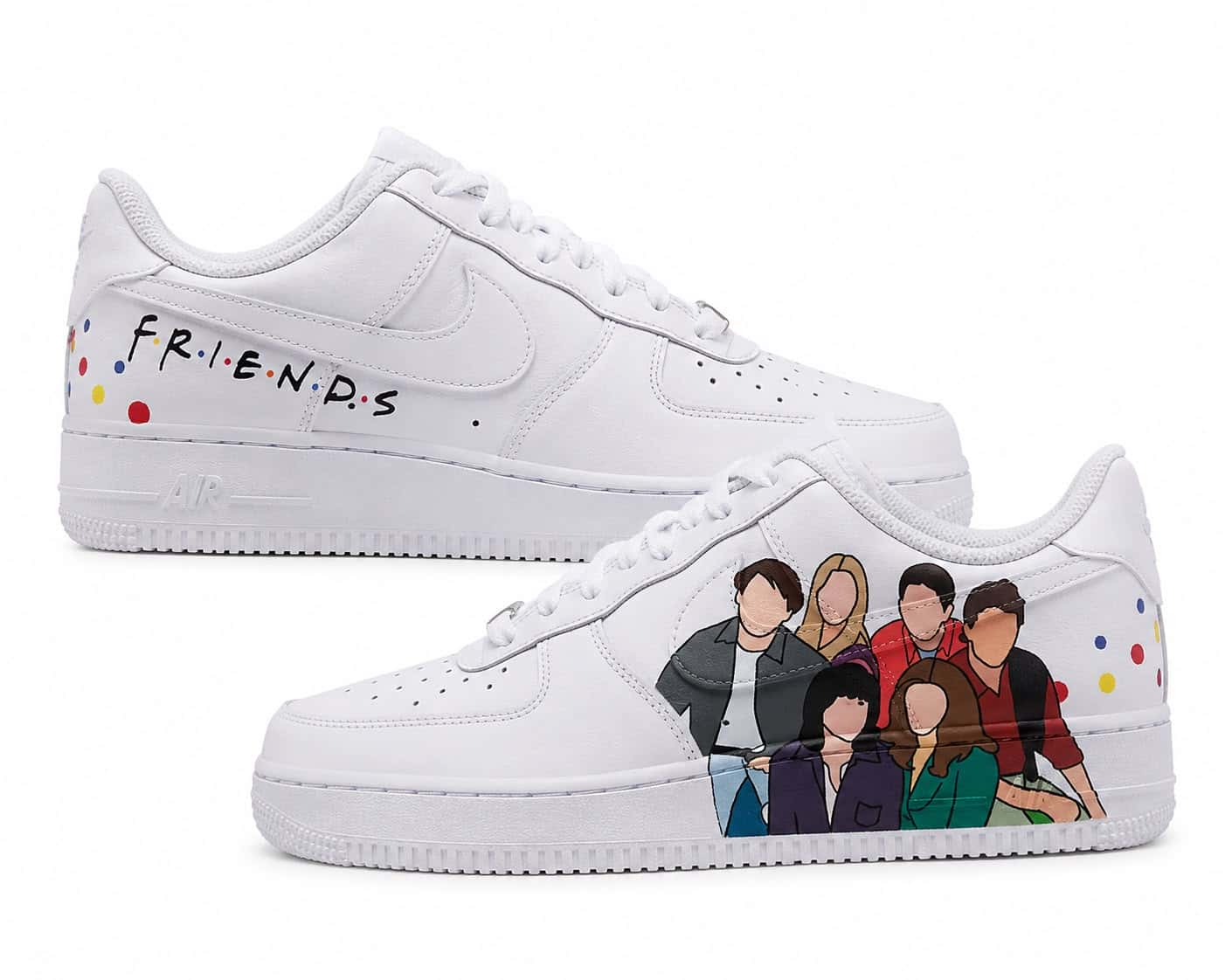 Friends TV Show Custom Sneakers