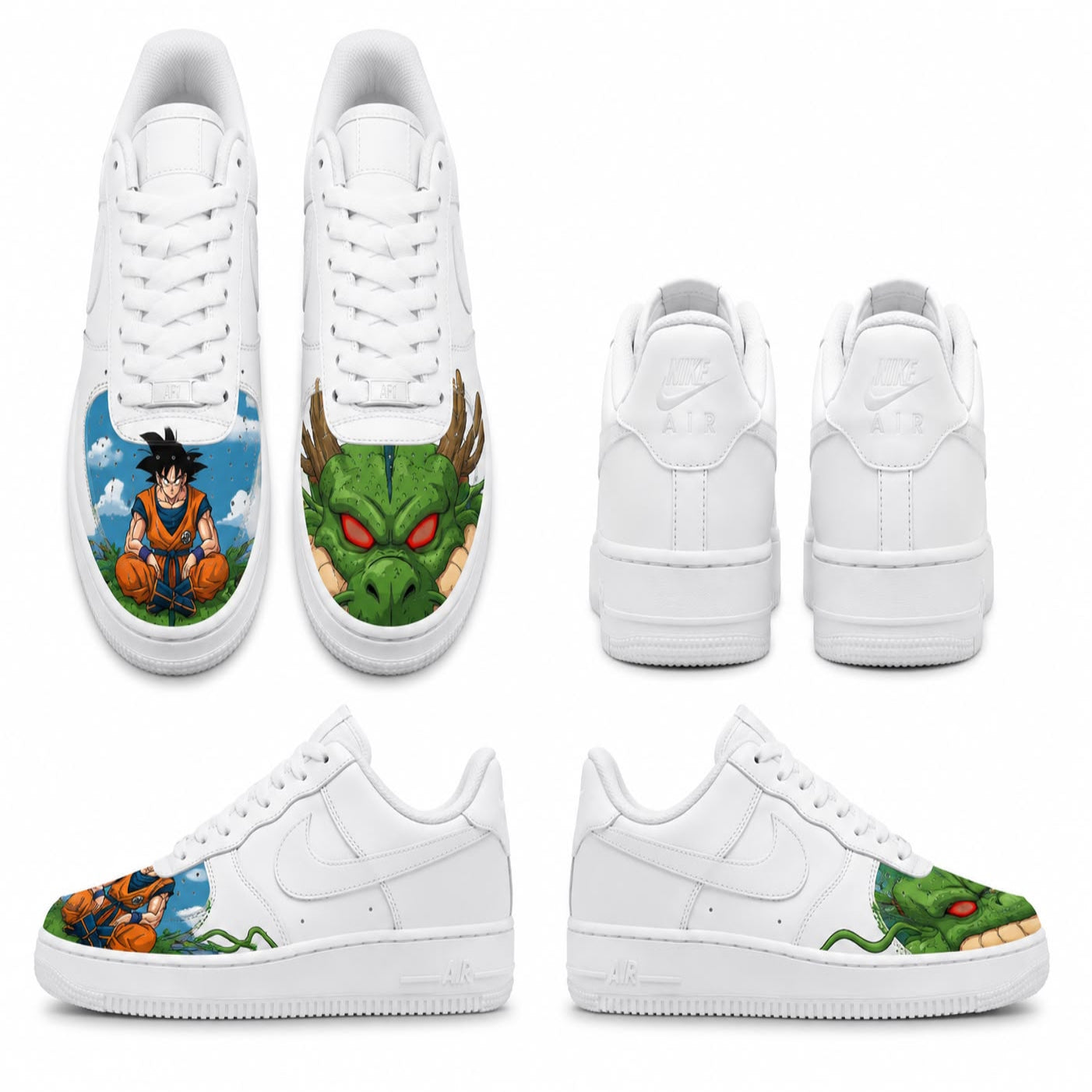 Dragon Ball Z Goku & Shenron Custom Sneakers