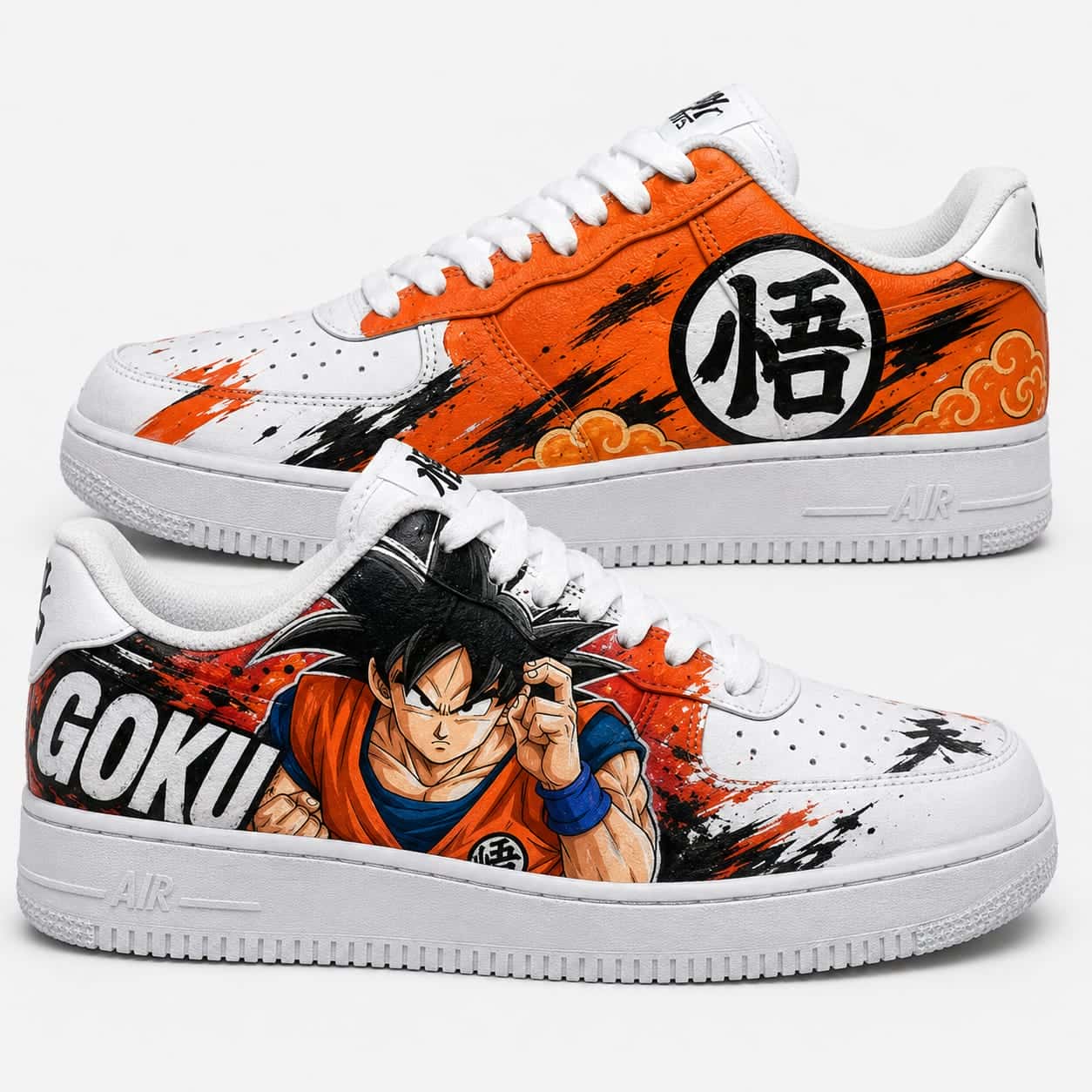 Dragon Ball Z Goku Custom Sneakers