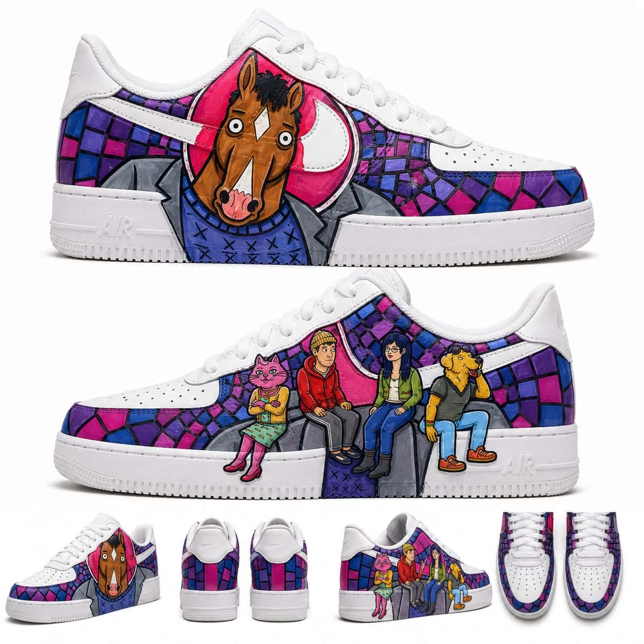 BoJack Horseman Custom Sneakers