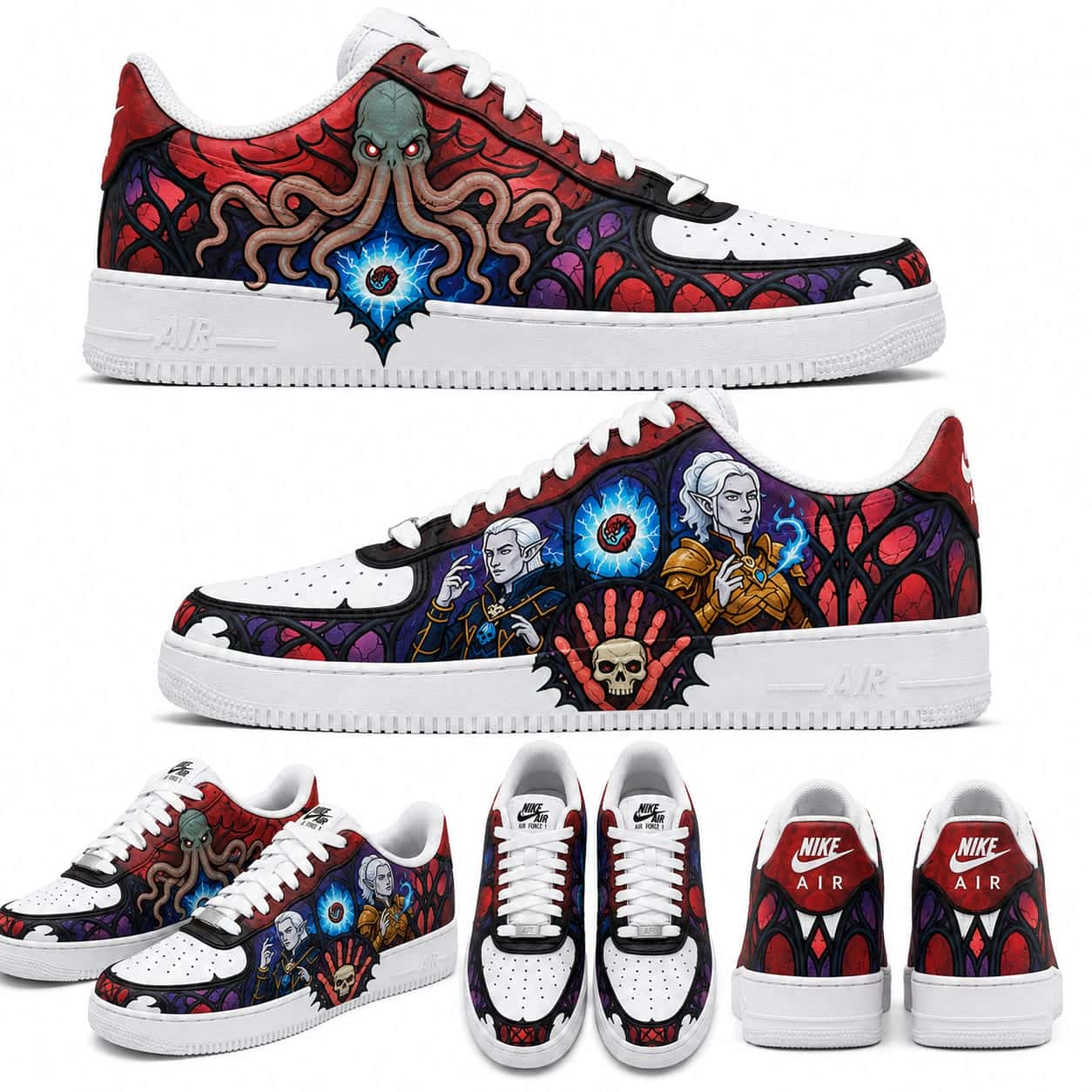 Baldur’s Gate 3 Fantasy Custom Sneakers