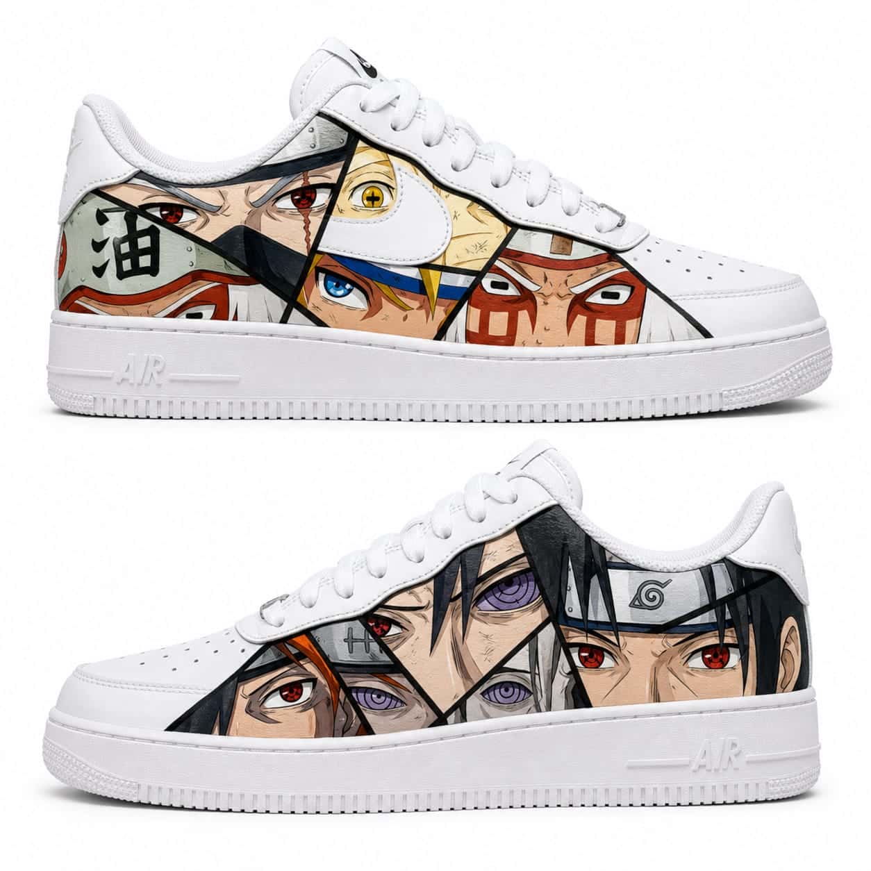 Naruto Shinobi Eyes Custom Sneakers