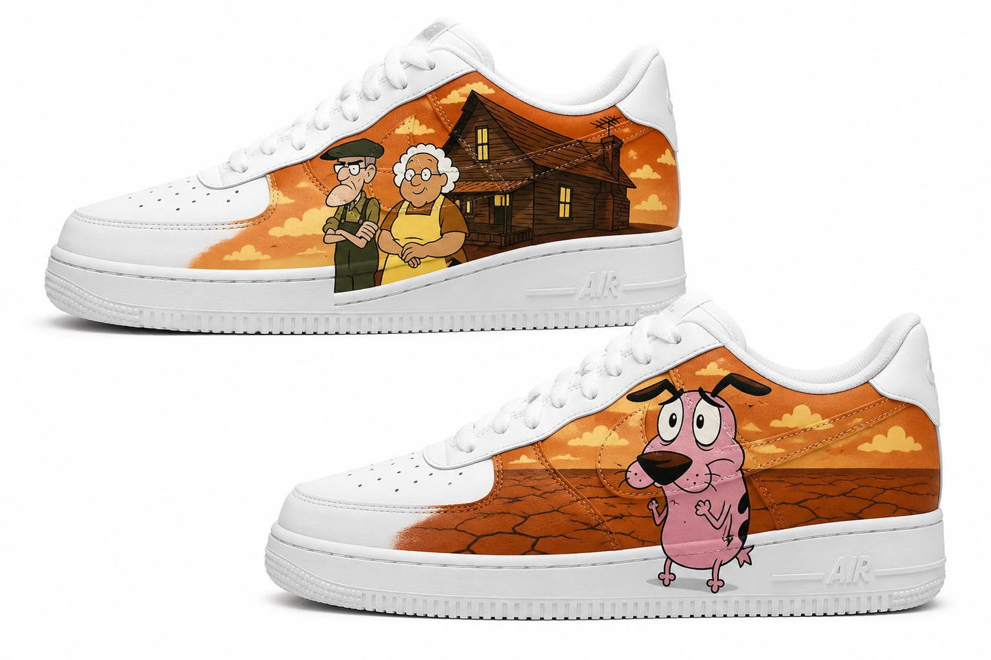 Courage the Cowardly Dog Custom Air Force 1