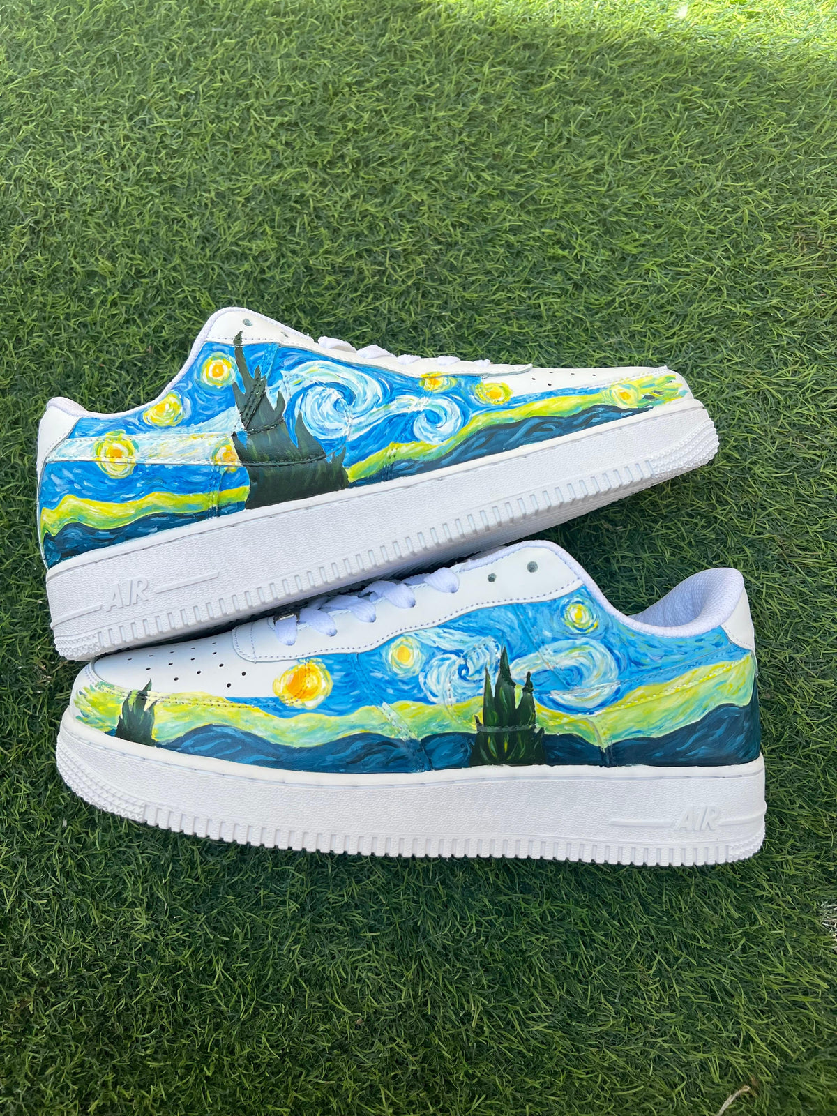 Van Gogh “The Starry Night” Custom Sneakers