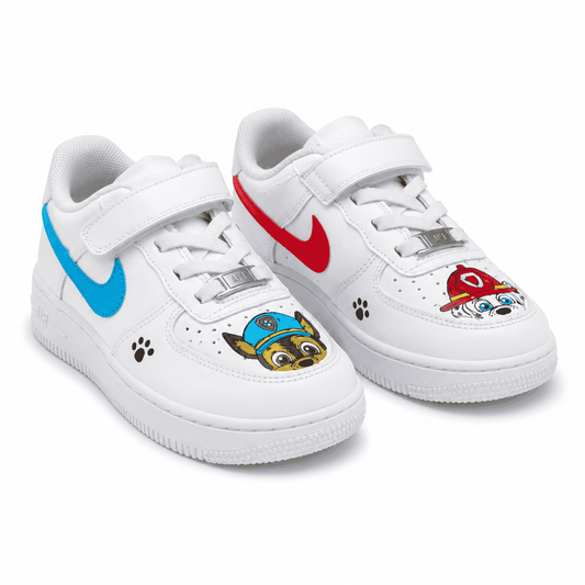 Paw Patrol-Inspired Custom Kids Sneakers