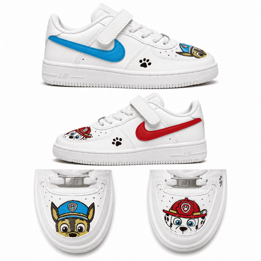 Paw Patrol-Inspired Custom Kids Sneakers