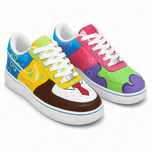 SpongeBob & Patrick-Inspired Custom Sneakers