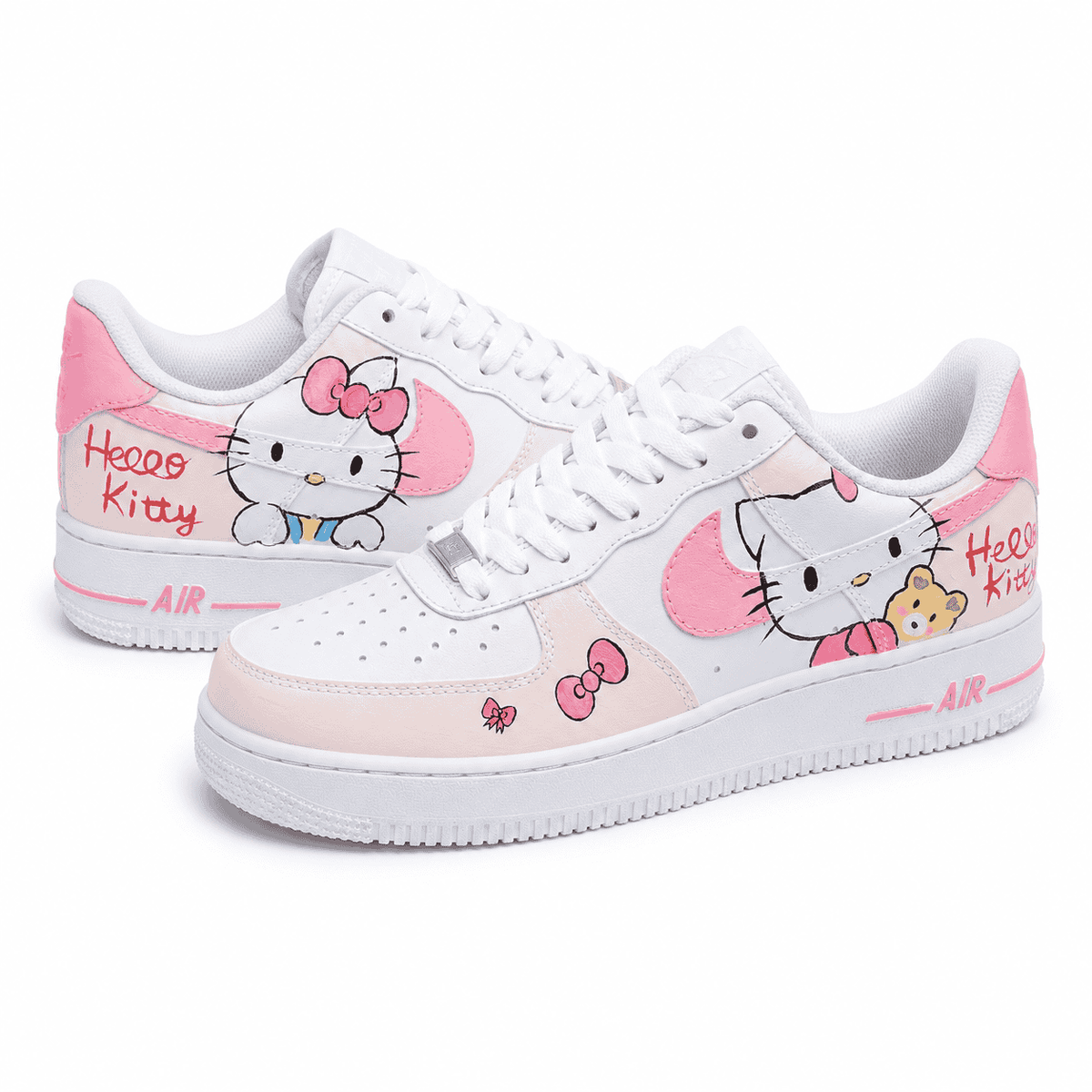 Hello Kitty Blush Pink Custom Sneakers