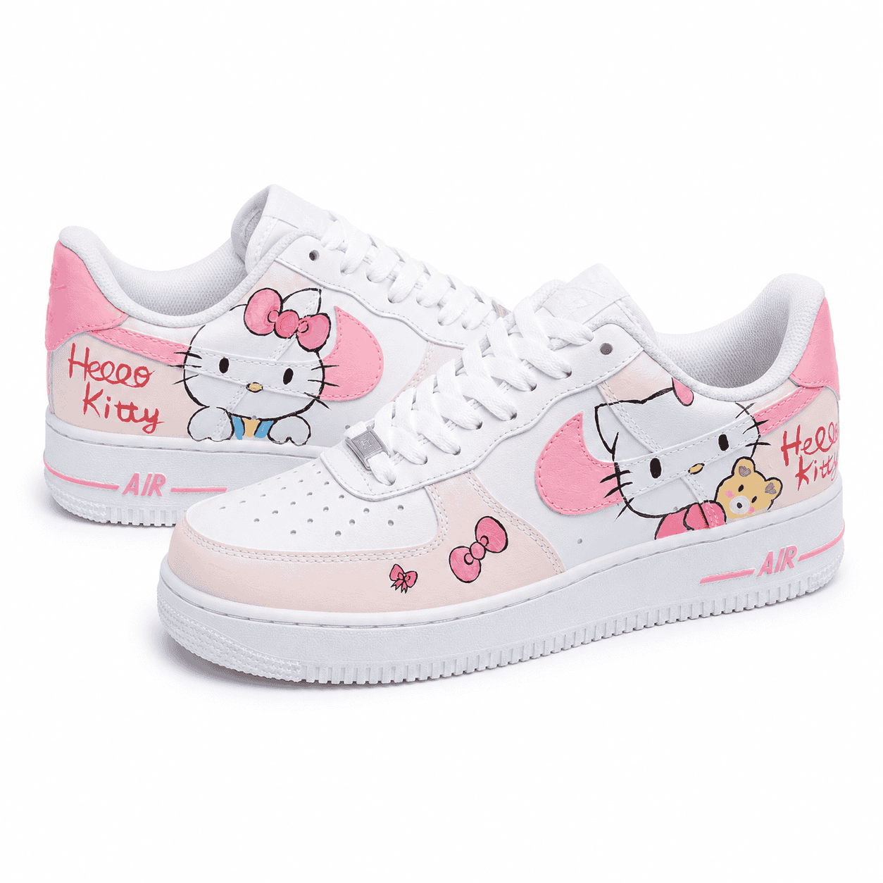 Hello Kitty Blush Pink Custom Sneakers