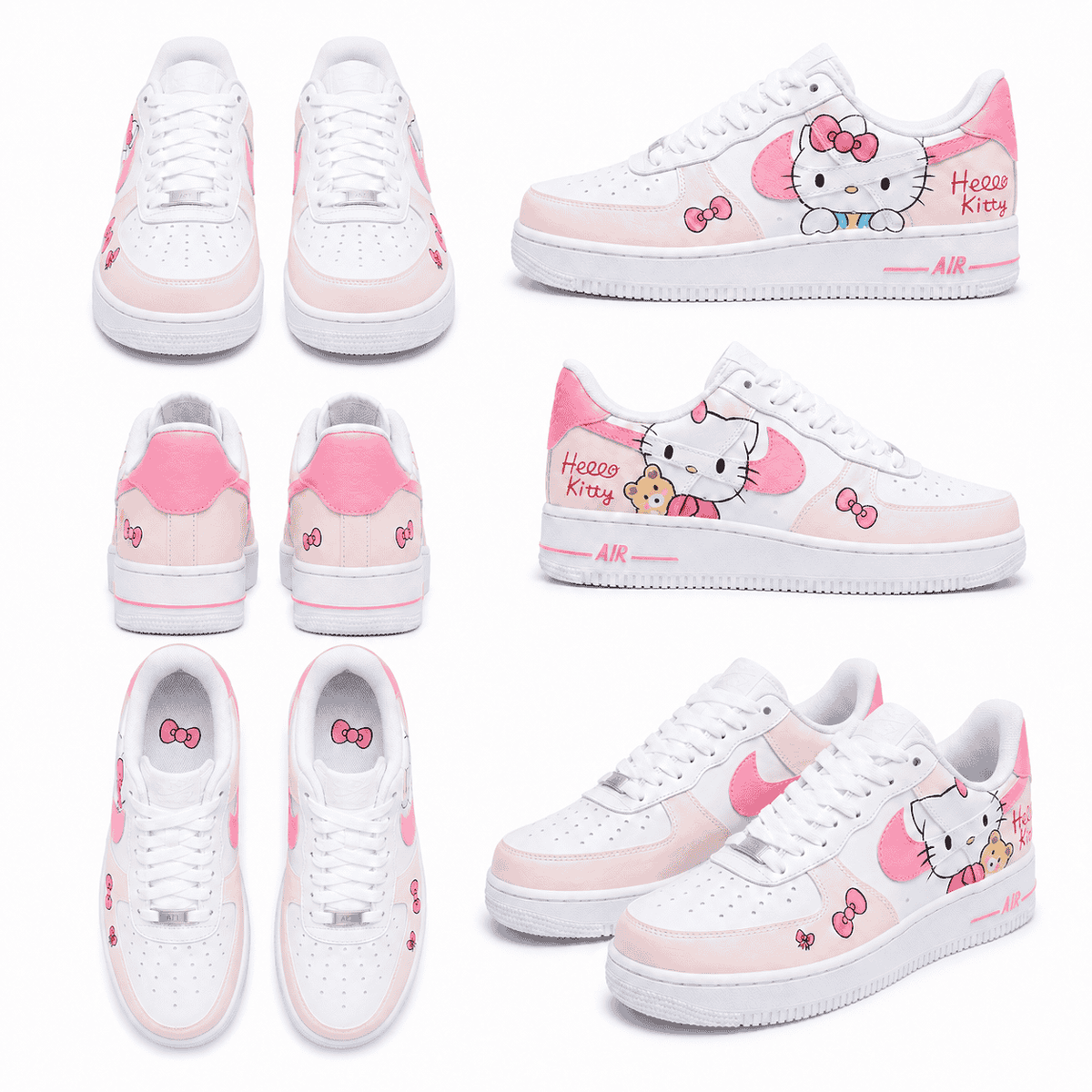Hello Kitty Blush Pink Custom Sneakers