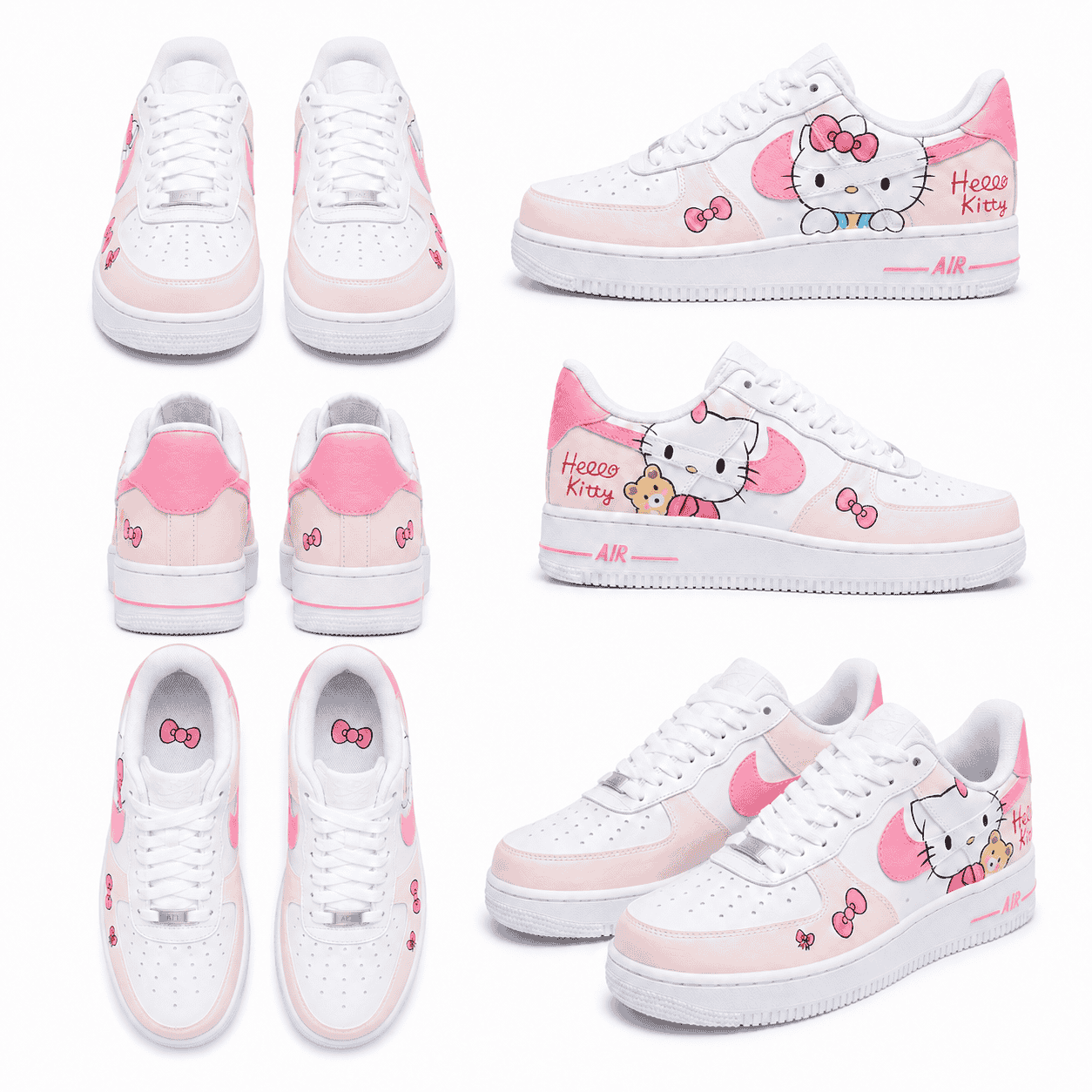 Hello Kitty Blush Pink Custom Sneakers