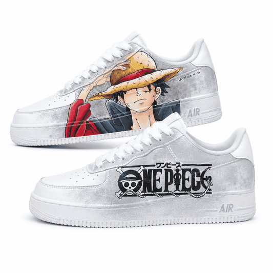 One Piece Luffy Custom Sneakers