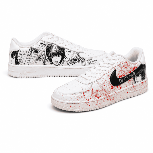 Death Note Hand-Painted Custom Shoes