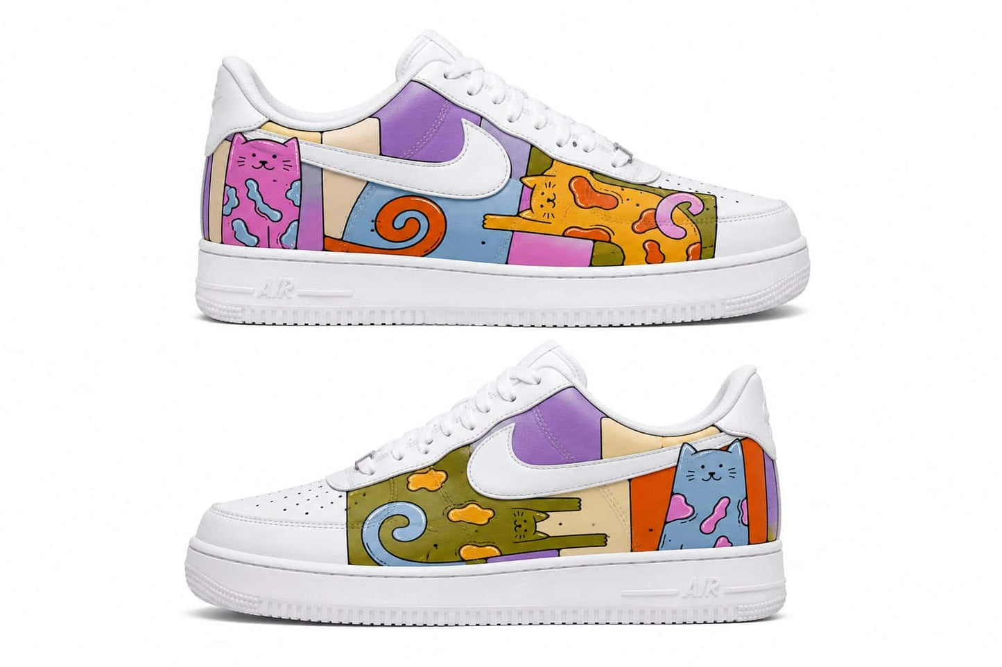 Color Cats Custom Sneakers