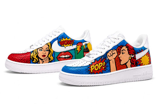 Pop Art Comic Custom Sneakers