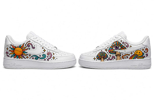Psychedelic Sunshine Custom Sneakers