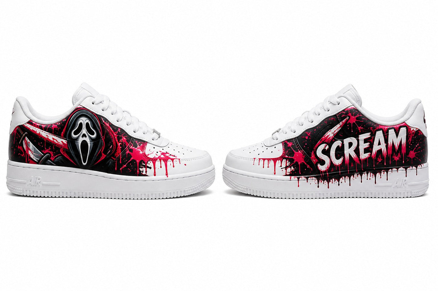 Scream Ghostface Custom Sneakers