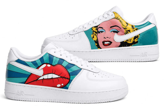 Marilyn Monroe Pop Art Custom Sneakers
