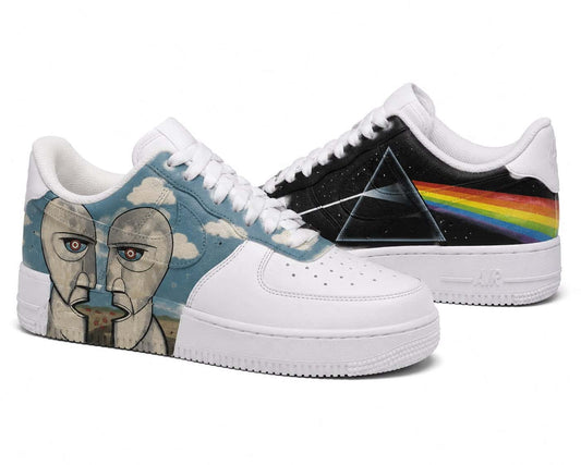 Pink Floyd The Dark Side of the Moon & The Division Bell Custom Sneakers