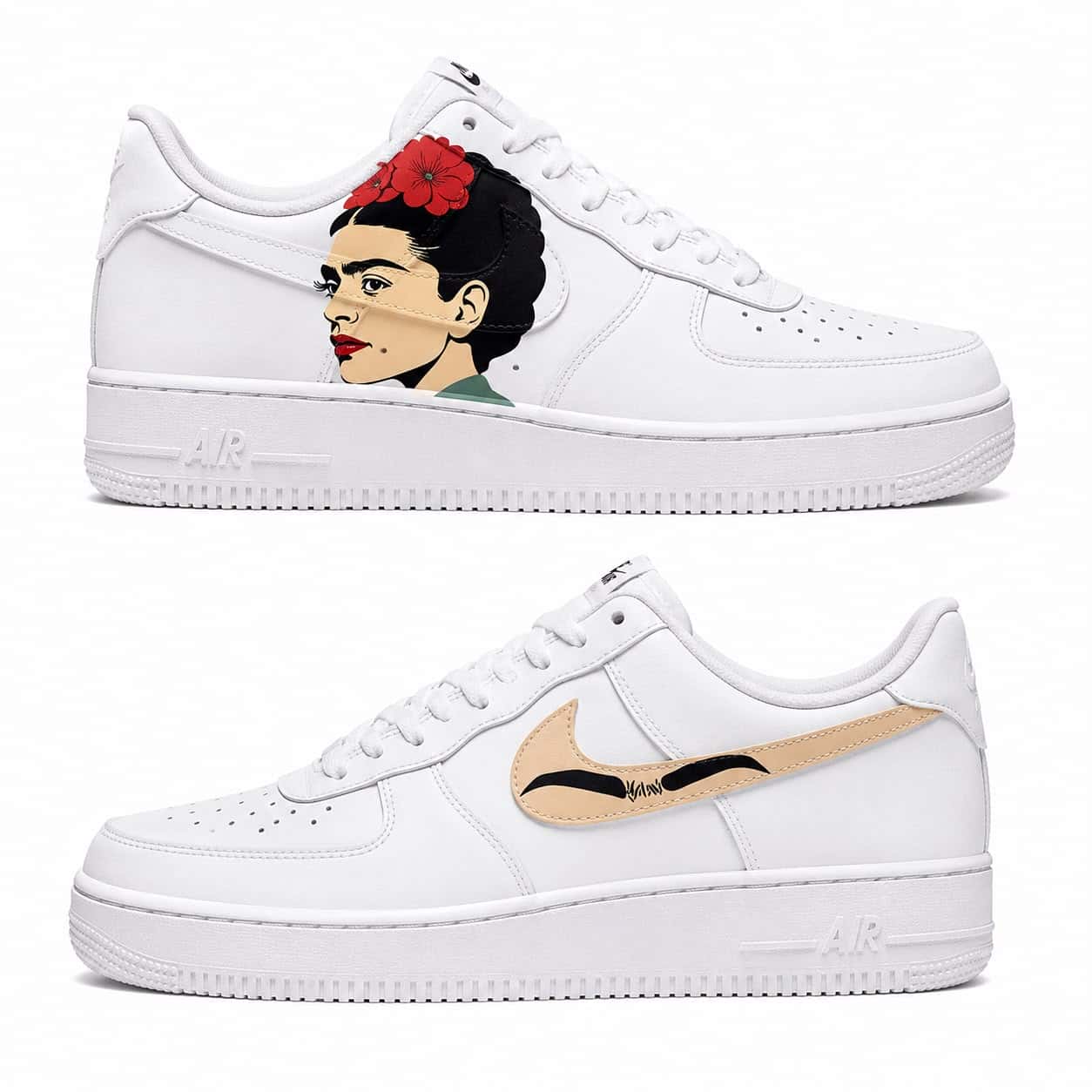 Frida Kahlo Custom Sneakers