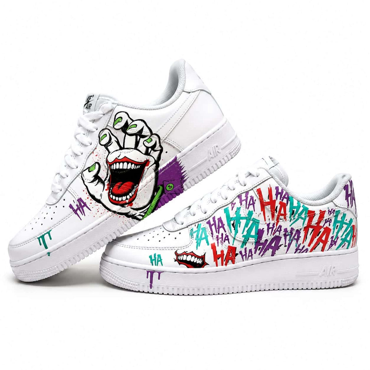 Joker “Ha Ha” Villain Custom Sneakers