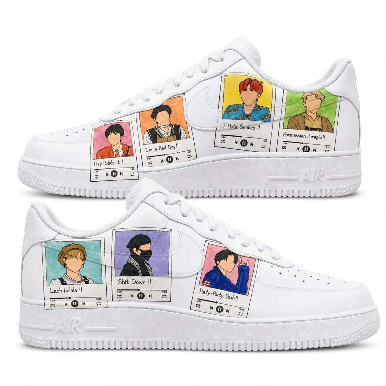 K-Pop Meme Playlist Custom Sneakers