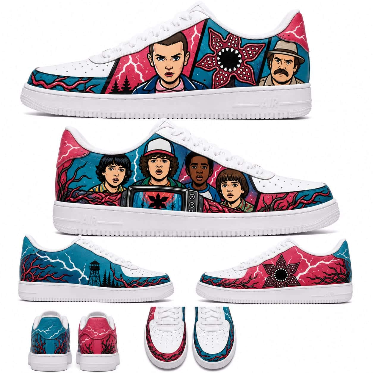 Stranger Things Custom Sneakers