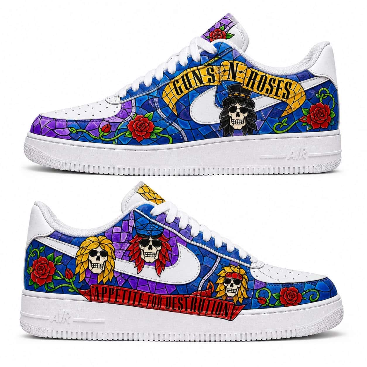 Guns N’ Roses Appetite for Destruction Custom Sneakers