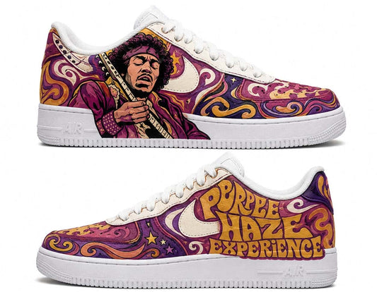 Purple Haze Experience Rock Custom Sneakers