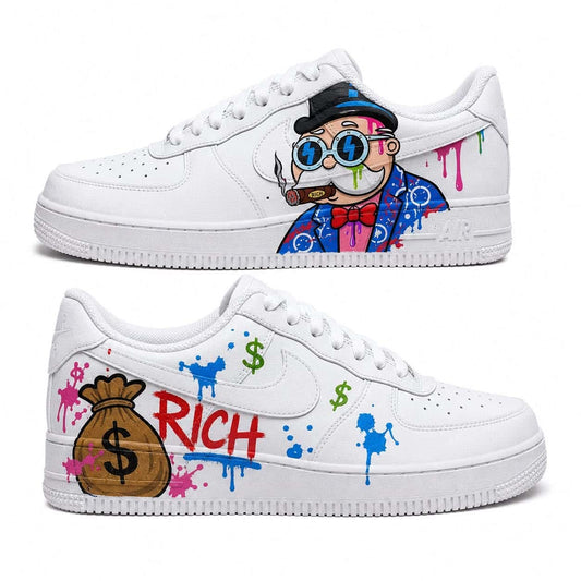 Rich Money Bag Custom Sneakers