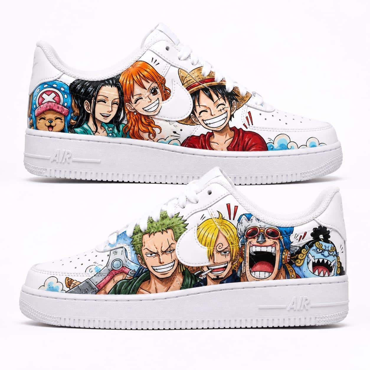 One Piece Straw Hat Crew Custom Sneakers