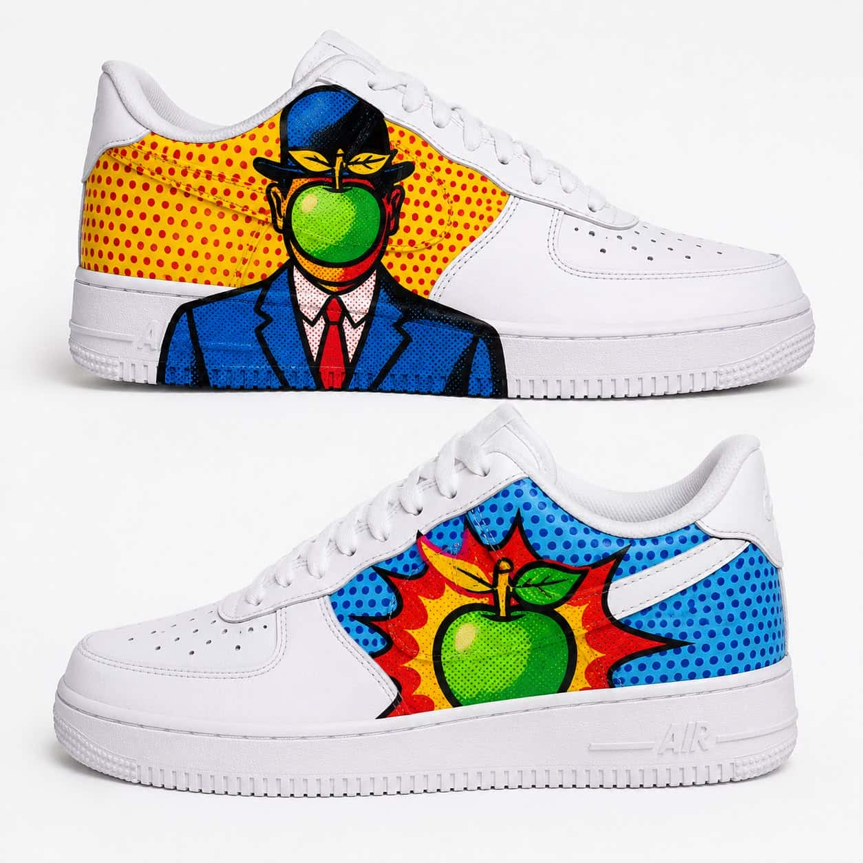 The Son of Man Pop Art Custom Sneakers