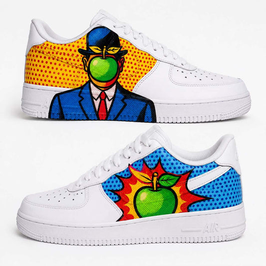 The Son of Man Pop Art Custom Sneakers