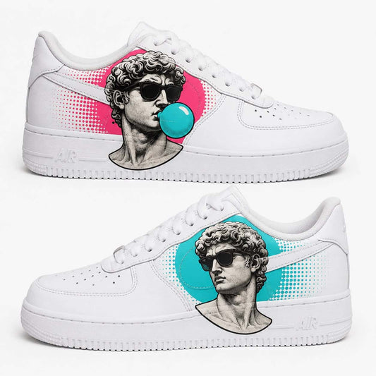 David Bubblegum Pop Art Custom Sneakers