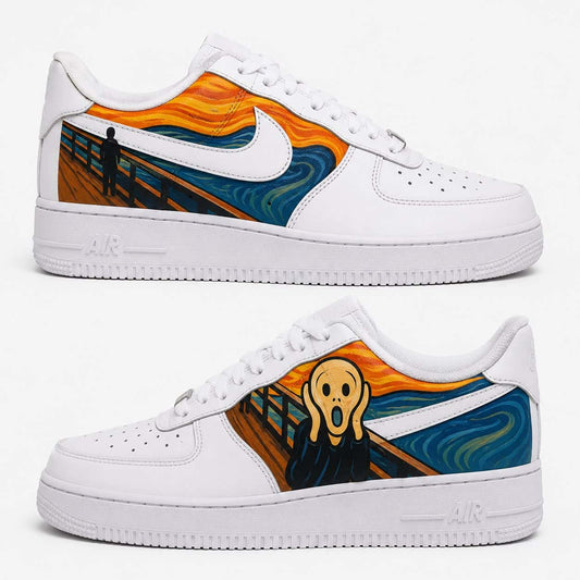 The Scream Custom Sneakers
