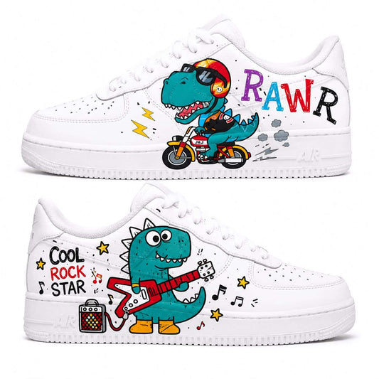 Dinosaur Rockstar Custom Air Force 1