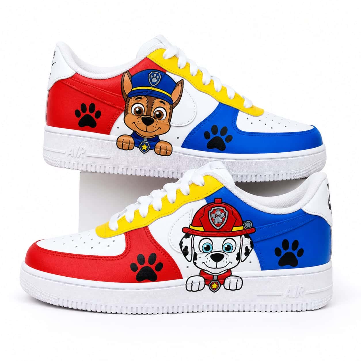 Paw Patrol Chase & Marshall Custom Air Force 1