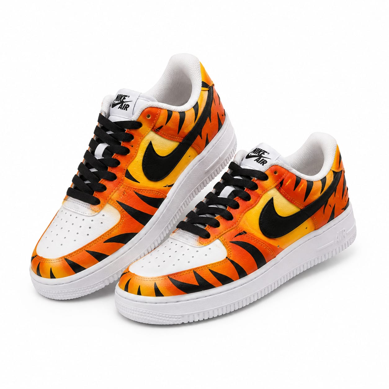 Tiger Stripe Custom Sneakers
