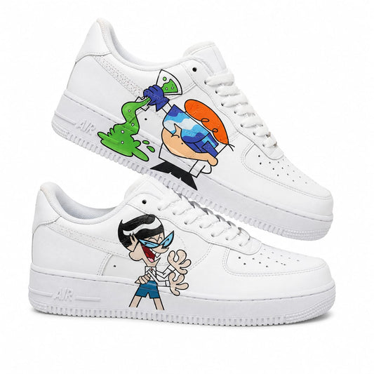 Dexter’s Laboratory Custom Sneakers