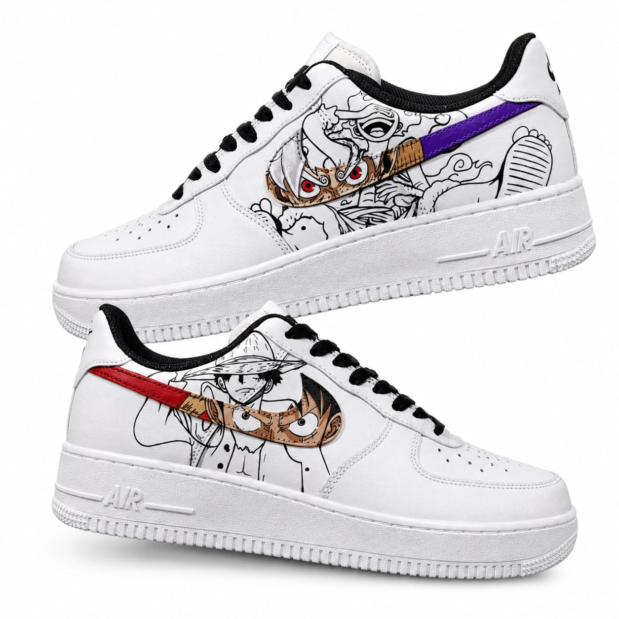 One Piece Manga Panel Custom Sneakers