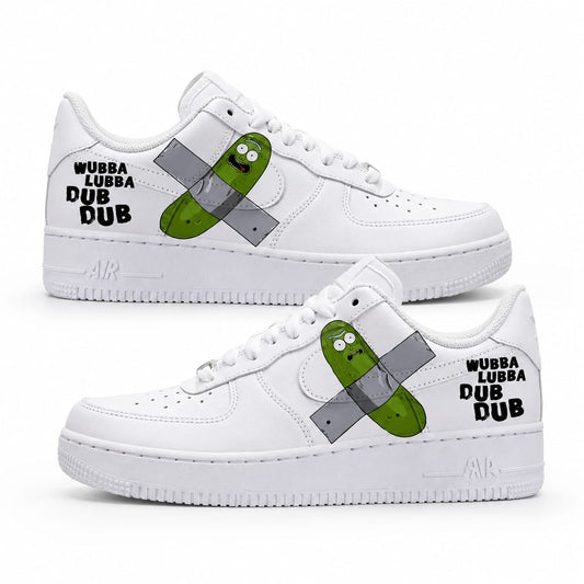 Pickle Rick Custom Sneakers