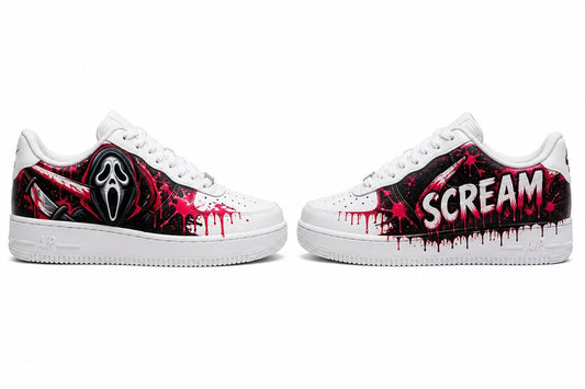 Scream Ghostface Custom Sneakers