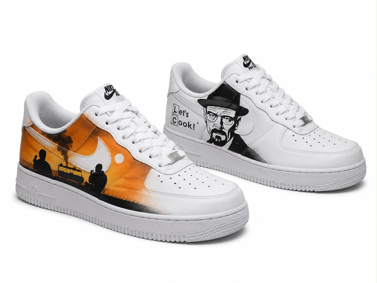 Breaking Bad “Let’s Cook” Custom Sneakers