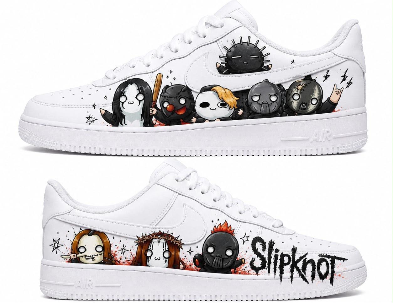 Slipknot Chibi Metal Custom Sneakers
