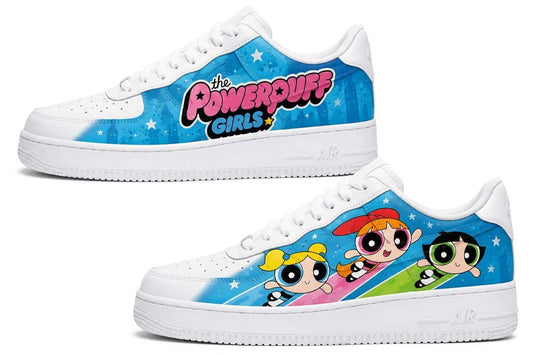 The Powerpuff Girls Blue Custom Air Force 1
