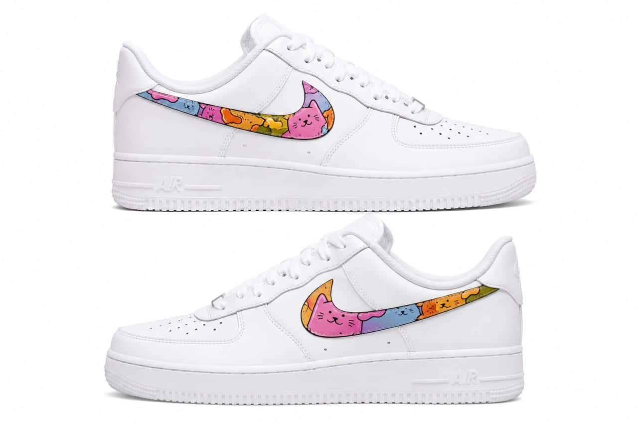 Color Cats Custom Sneakers