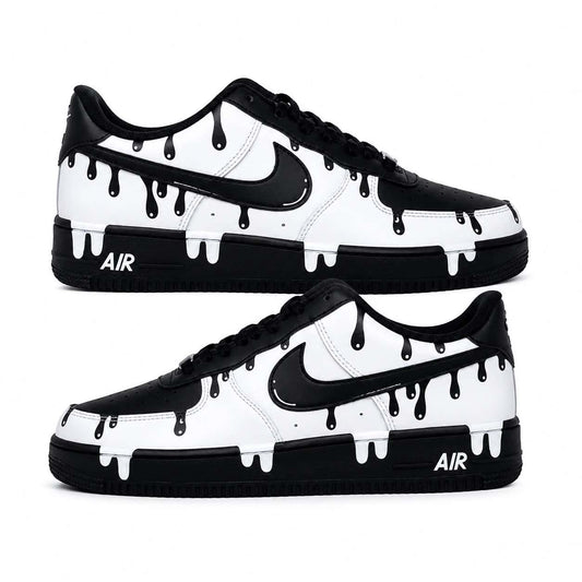 Black & White Drip — Ready to Ship — EU 43