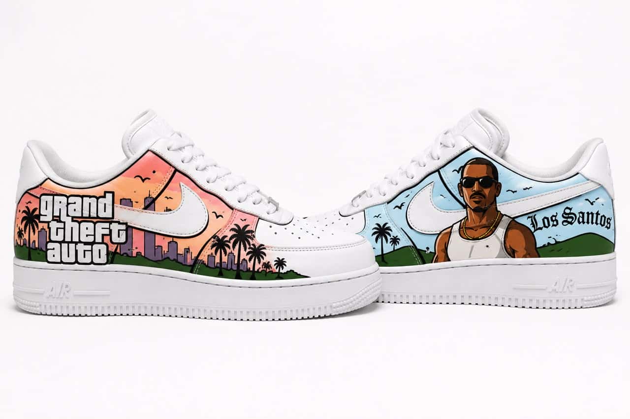Grand Theft Auto Los Santos Custom Sneakers